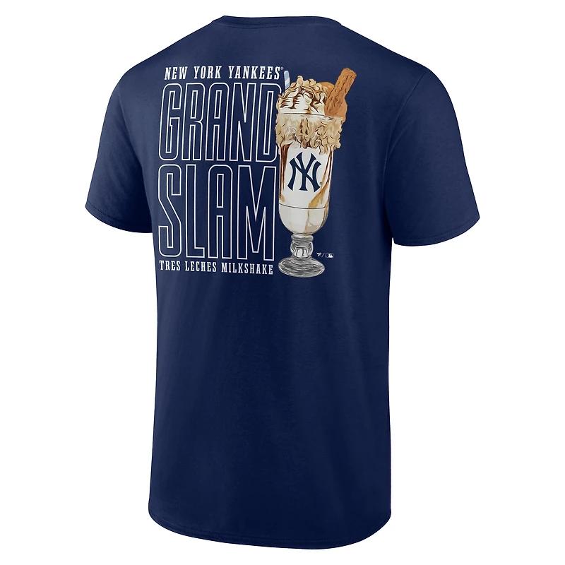 Men's  Navy New York Yankees Tres Leches Milkshake T-Shirt