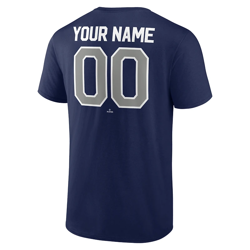 Men's Navy New York Yankees Winning Streak Custom T-Shirt