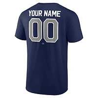 Men's Navy New York Yankees Winning Streak Custom T-Shirt