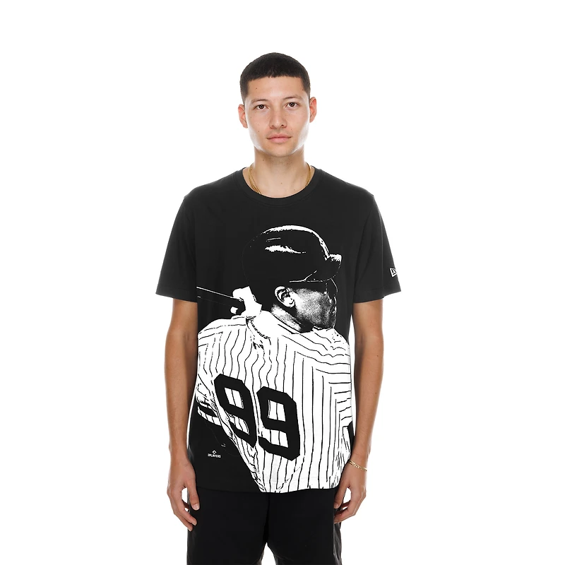 Men's New Era Aaron Judge Black York Yankees Oversized Graphic T-Shirt