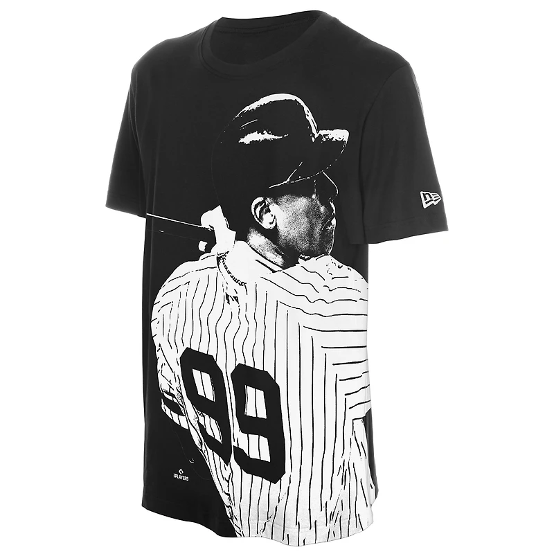 Men's New Era Aaron Judge Black York Yankees Oversized Graphic T-Shirt