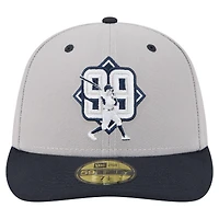 Men's New Era Aaron Judge Gray York Yankees 59FIFTY Fitted Hat