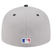 Men's New Era Aaron Judge Gray York Yankees 59FIFTY Fitted Hat