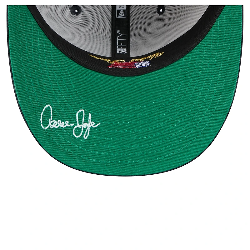 Men's New Era Aaron Judge Gray York Yankees 59FIFTY Fitted Hat
