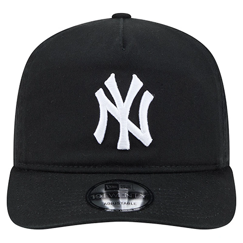 Men's New Era  Black/White New York Yankees 19TWENTY Adjustable Hat