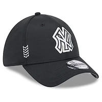Casquette Flex Fit New Era noire pour hommes des Yankees de York 2024 Clubhouse 39THIRTY