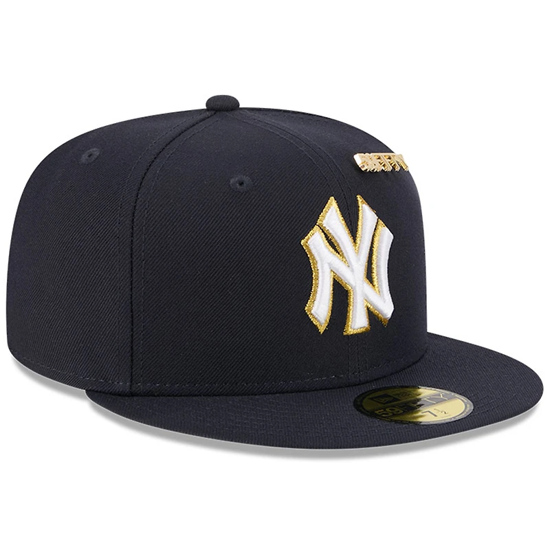 Men's New Era Black York Yankees 2025 59FIFTY Day Fitted Hat with Pins