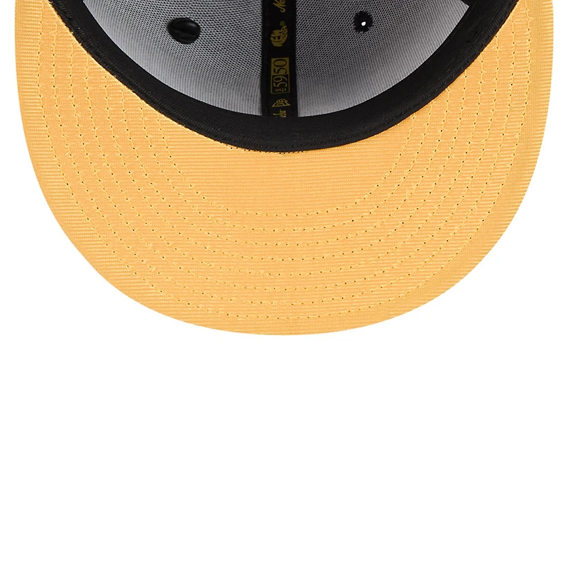 Casquette ajustée New Era 59FIFTY Day 2025 noire des Yankees de York pour homme avec épingles
