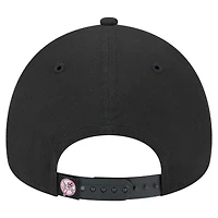 Men's New Era Black New York Yankees 9FORTY A-Frame Adjustable Hat