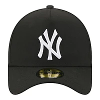 Casquette ajustée New Era noire pour homme, modèle A-Frame 59FORTY des Yankees de York