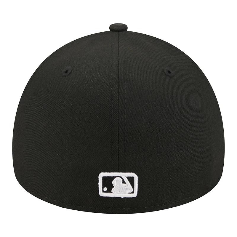 Men's New Era Black York Yankees A-Frame 59FORTY Fitted Hat