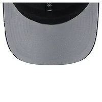 Casquette extensible à bouton-pression New Era noire New York Yankees Adventure Drinks Pattern 9SEVENTY pour homme