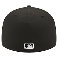 Men's New Era Black York Yankees Americana Bald Eagle Pre-Curved 59FIFTY Fitted Hat
