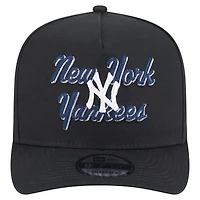 Casquette snapback 9FIFTY A-Frame noire New Era pour homme, motif New York Yankees