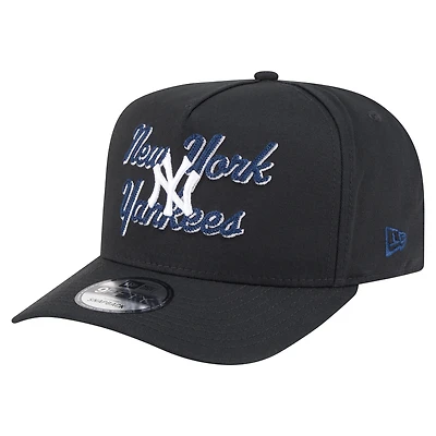Casquette snapback 9FIFTY A-Frame noire New Era pour homme, motif New York Yankees