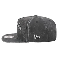 Men's New Era Black New York Yankees City Slogan A-Frame 9FIFTY Snapback Hat