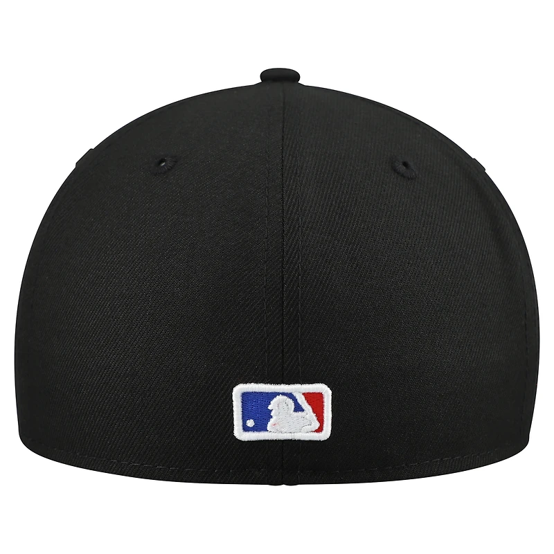 Casquette ajustée New Era 59FIFTY noire pour homme, York Yankees, République dominicaine