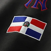 Men's New Era Black York Yankees Dominican Republic Country Flag Hoodie