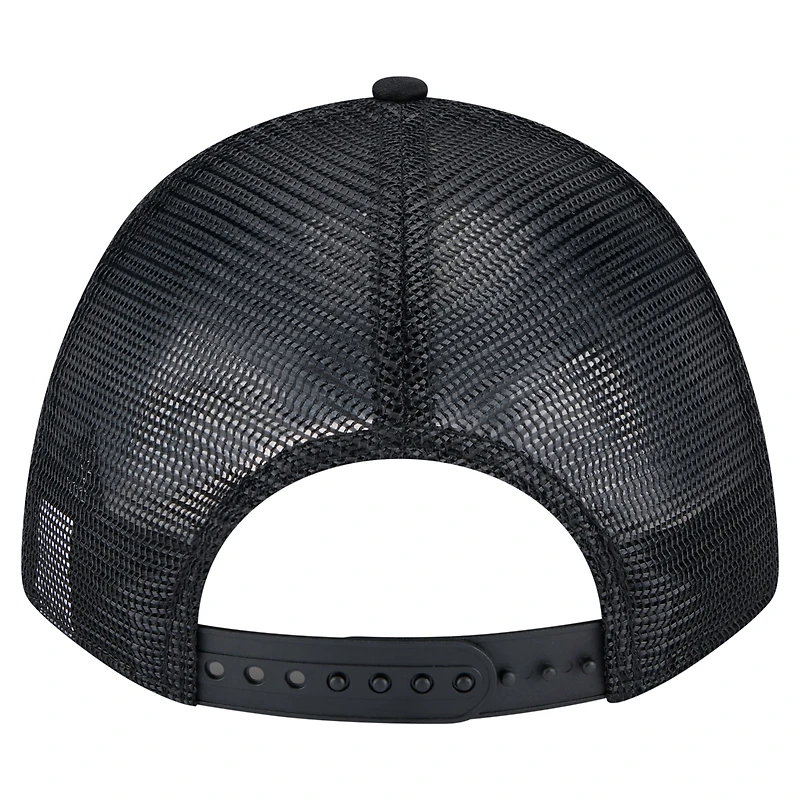 Casquette ajustable New Era New York Yankees 9FORTY A-Frame M-Crown Trucker pour homme noire