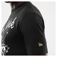 Men's New Era  Black York Yankees Injection Lifestyle Urban Ranchwear T-Shirt