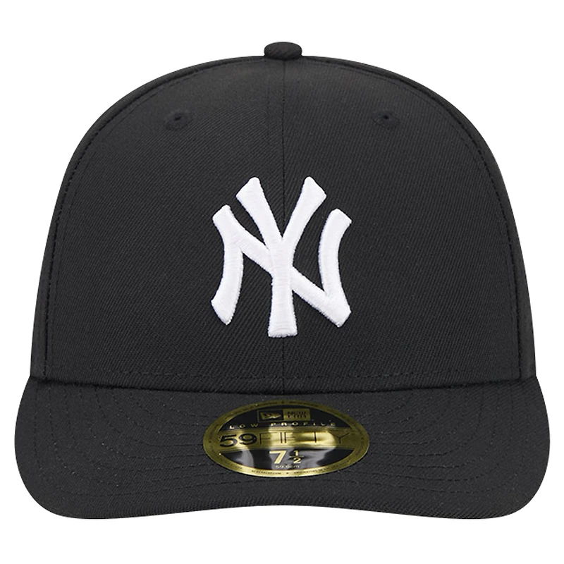 Men's New Era Black York Yankees Low Profile 59FIFTY Fitted Hat