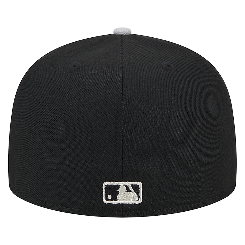 Men's New Era Black York Yankees Metallic Camo 59FIFTY Fitted Hat