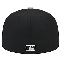 Men's New Era Black York Yankees Metallic Camo 59FIFTY Fitted Hat