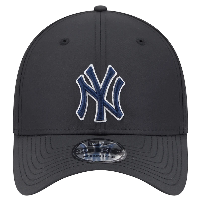 Casquette New Era 39THIRTY Flex noire pour homme, motif York Yankees Night