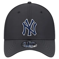 Casquette New Era 39THIRTY Flex noire pour homme, motif York Yankees Night