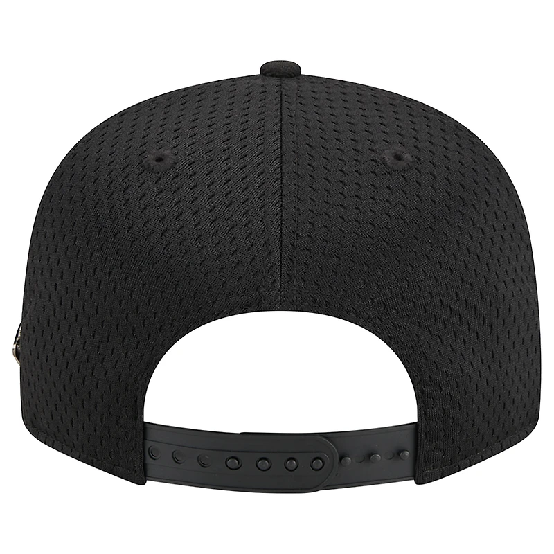 Men's New Era Black New York Yankees Post Up Pin 9FIFTY Snapback Hat