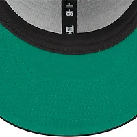 Men's New Era Black New York Yankees Post Up Pin 9FIFTY Snapback Hat