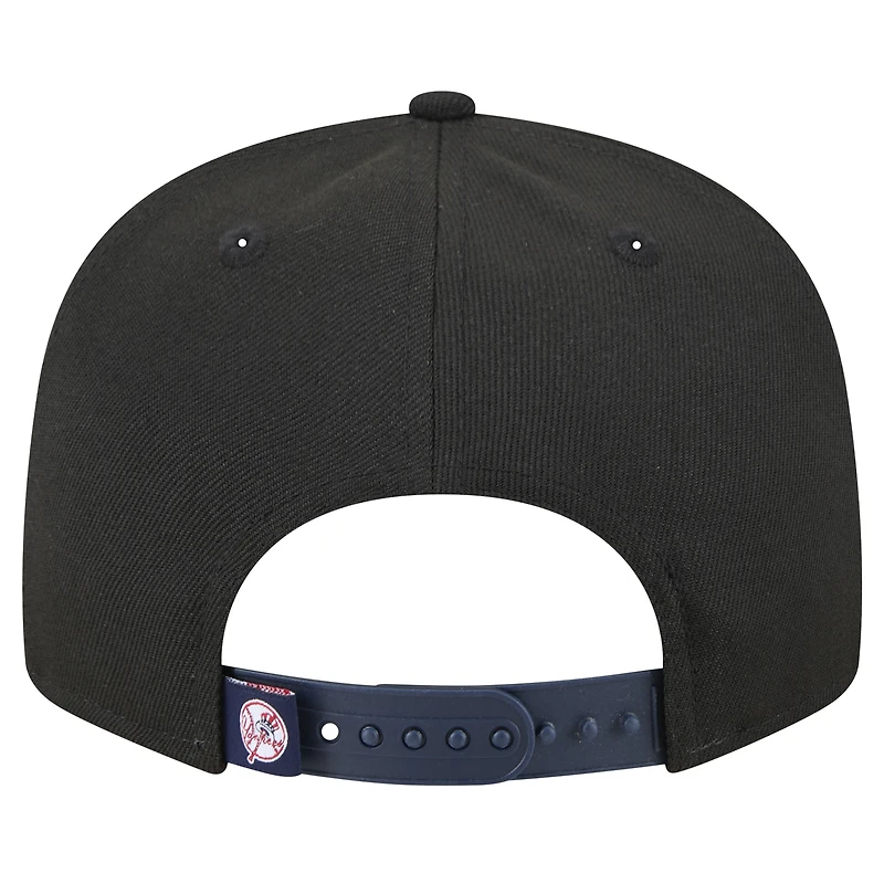 Men's New Era Black New York Yankees Splatter 9FIFTY Snapback Hat