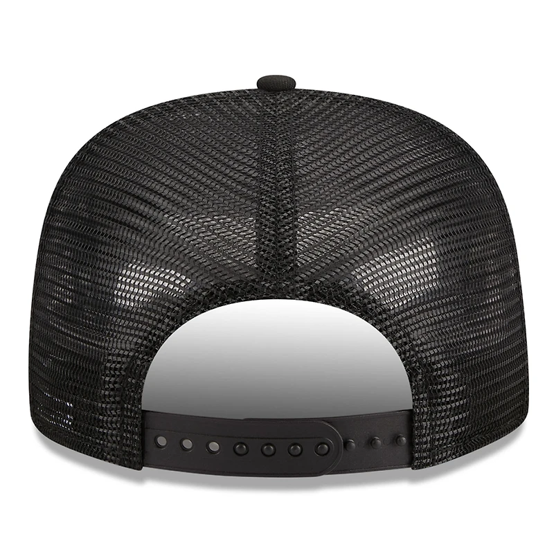 Men's New Era Black New York Yankees  Street Team A-Frame Trucker 9FIFTY Snapback Hat
