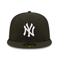 Casquette ajustée 59FIFTY avec logo de l'équipe New York Yankees Era pour homme, noire
