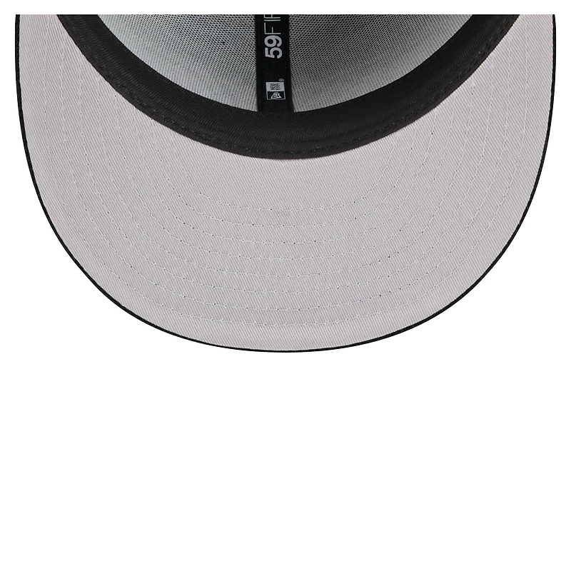 Casquette ajustée New Era noire York Yankees Tri-Hit 59FIFTY pour homme