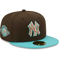 Men's New Era Brown/Mint York Yankees  Walnut Mint 59FIFTY Fitted Hat