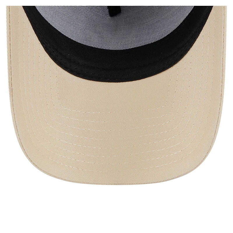 Casquette ajustable New Era pour homme avec couronne en moleskine injectée New York Yankees Bordeaux