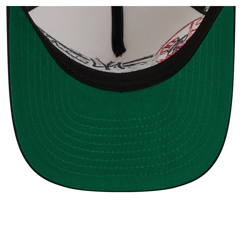 Men's New Era  Cream/Navy New York Yankees Classic A-Frame 9FIFTY Snapback Hat