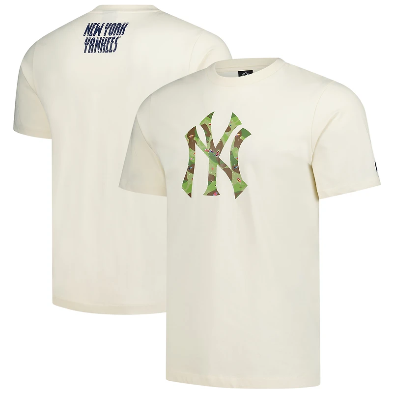 T-shirt crème New Era BBC X York Yankees Starfield Logo pour homme