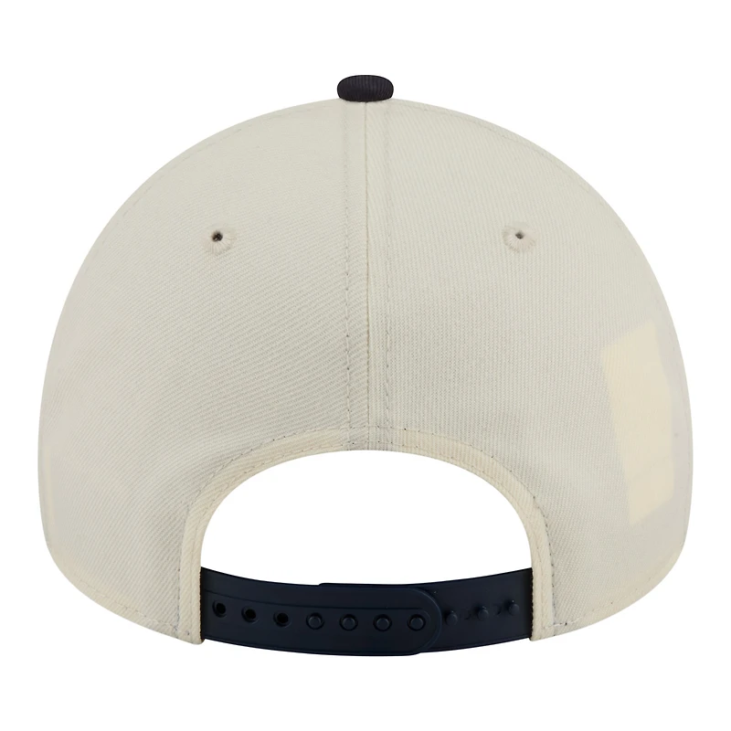 Casquette ajustable New Era Cream New York Yankees 2026 Spring Training Fan Pack Rope A-Frame 9FORTY pour homme