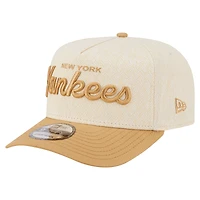 Casquette snapback New Era crème New York Yankees à chevrons 9FIFTY pour homme