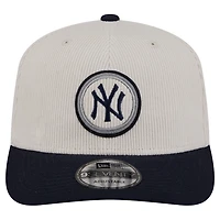 Casquette ajustable New Era 9SEVENTY crème des Yankees de New York pour homme