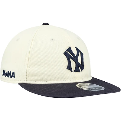 Casquette ajustable New Era 9FIFTY crème New York Yankees MoMA Retro Crown pour homme