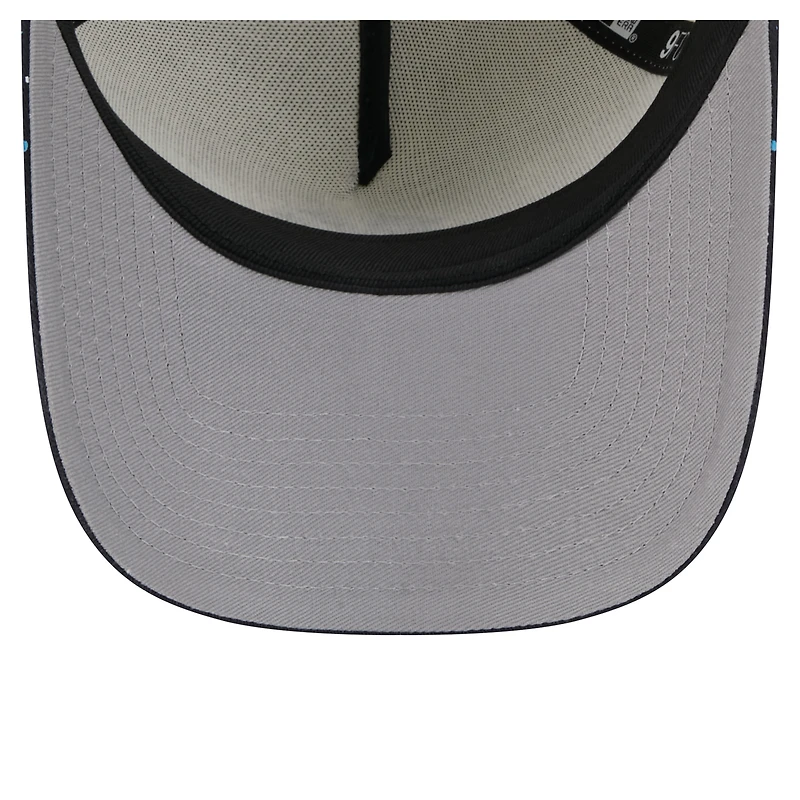 Men's New Era Cream New York Yankees Speckle A-Frame 9FORTY Adjustable Hat