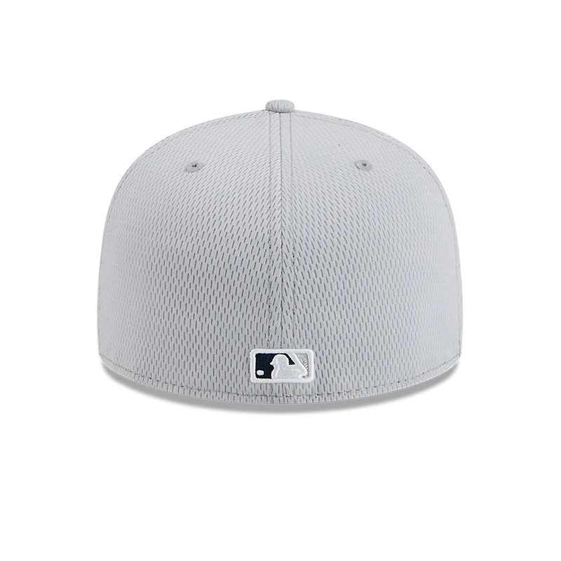 Men's New Era Gray York Yankees 2025 MLB Clubhouse 59FIFTY Fitted Hat