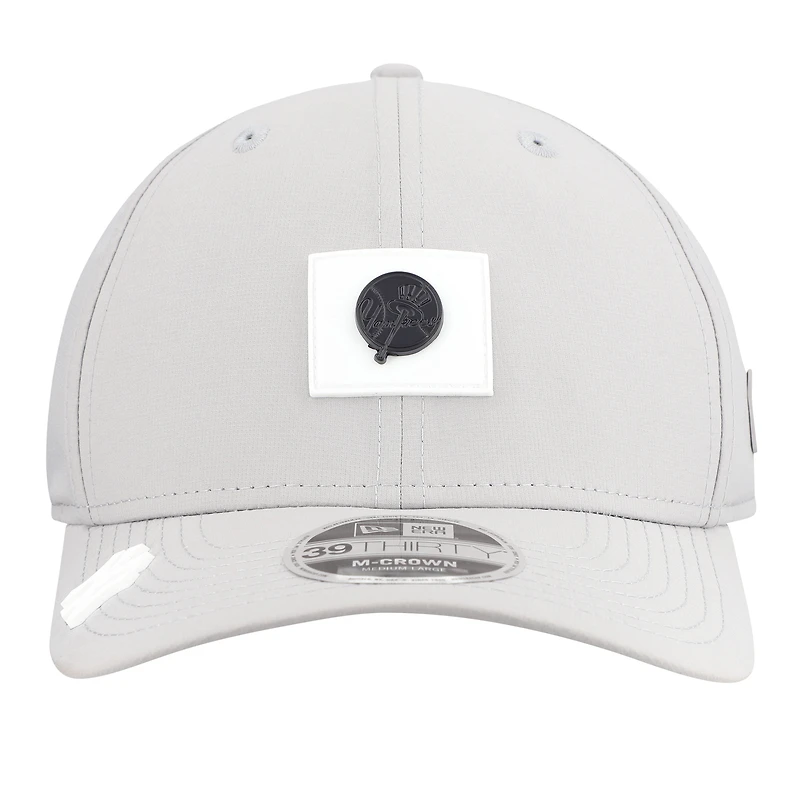 Men's New Era Gray York Yankees 2026 Clubhouse Alternate 39THIRTY Flex Hat