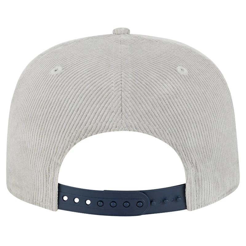 Men's New Era Gray New York Yankees Corduroy Golfer Snapback Hat