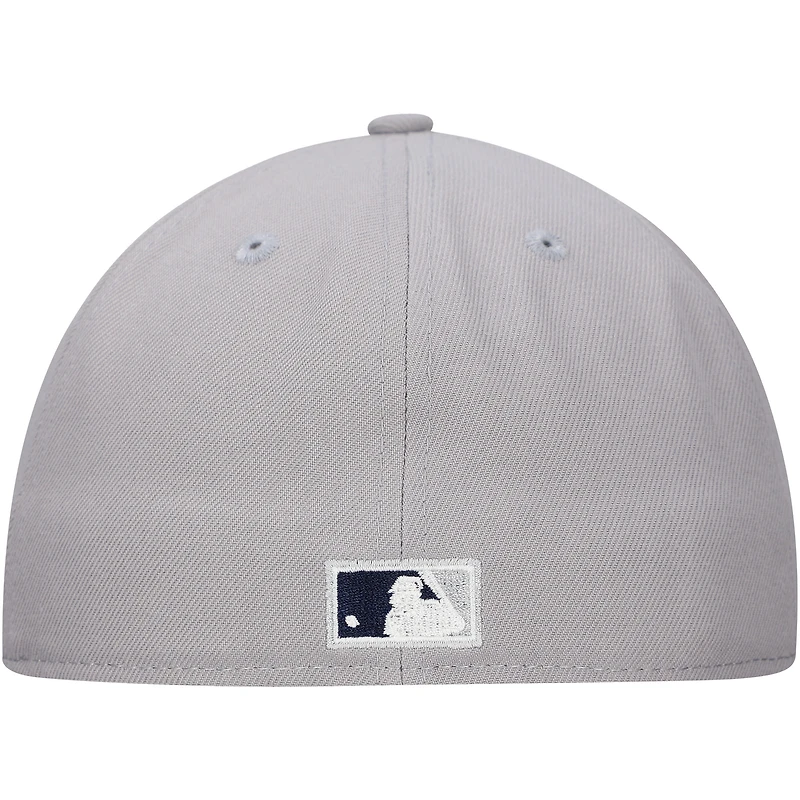 Men's New Era Gray York Yankees  Duo Logo 2.0 59FIFTY Fitted Hat