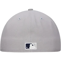 Men's New Era Gray York Yankees  Duo Logo 2.0 59FIFTY Fitted Hat