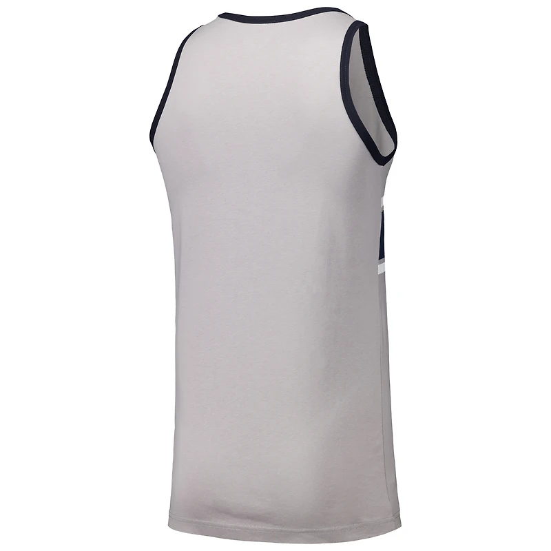 Débardeur gris New Era pour hommes des York Yankees Ringer en jersey